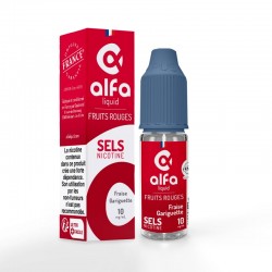 E-liquide Fraise Gariguette Alfaliquid Sels de nicotine 10ml