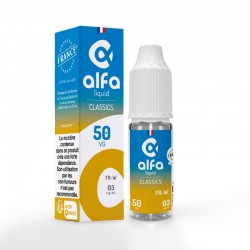 E-liquide Classic FR-W 50/50 Alfaliquid 10ml