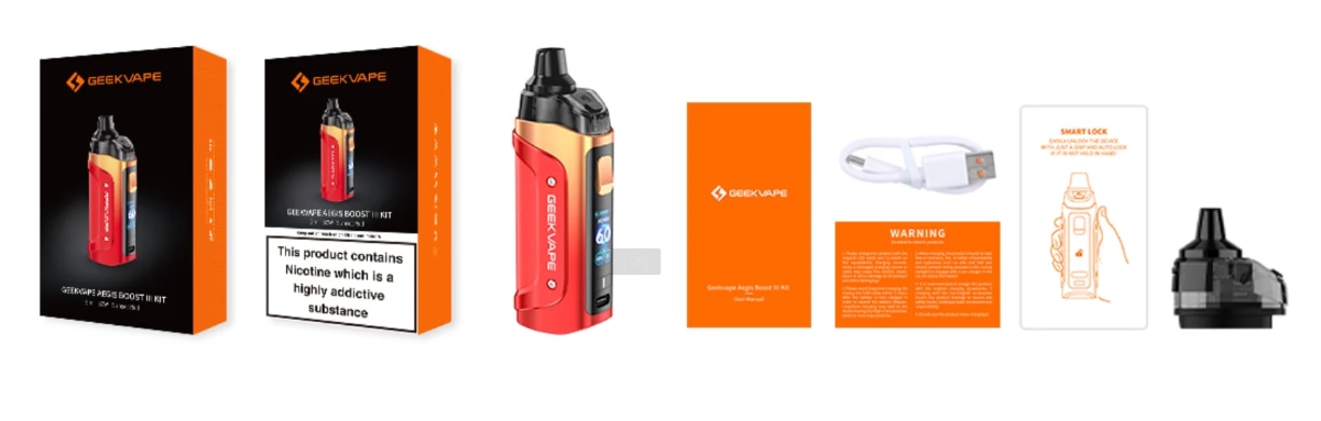 POD AEGIS BOOST 3 GEEKVAPE PACKAGING