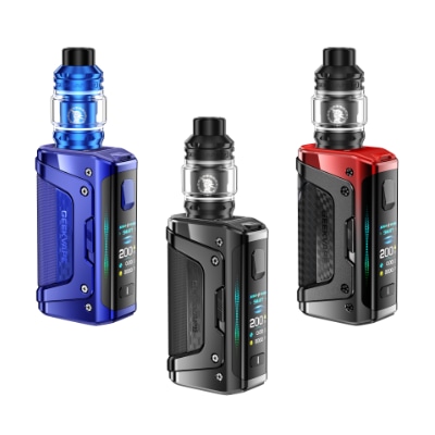 KIT AEGIS LEGEND 5 GEEKVAPE​ EN BLEU NOIR ROUGE