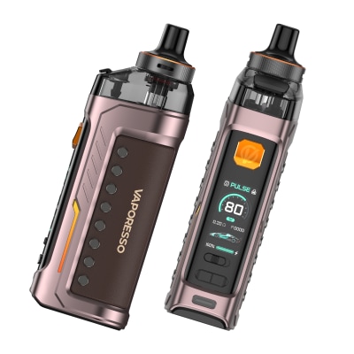 PROFIL ET ÉCRAN DU POD ARMOUR G MTL VAPORESSO BROWN