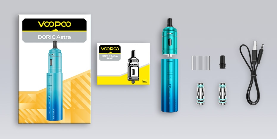 Contenu du coffret Doric Astra Voopoo
