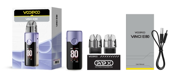 COFFRET POD VINCI E80 VOOPOO ​